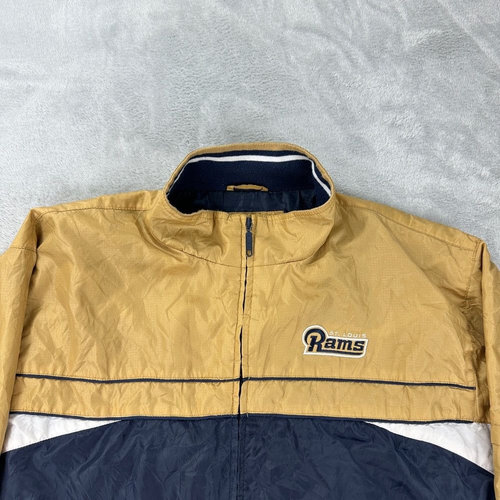 NFL St Louis Rams Men's Size XL Vintage NFL Polyester Full Zip Size US XL / EU 56 / 4 - 6 Thumbnail