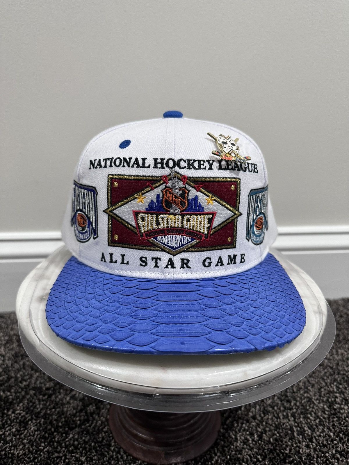 Just Don Just Don x Mitchell & Ness NHL All Star White/Blue Hat Size ONE SIZE - 10 Thumbnail