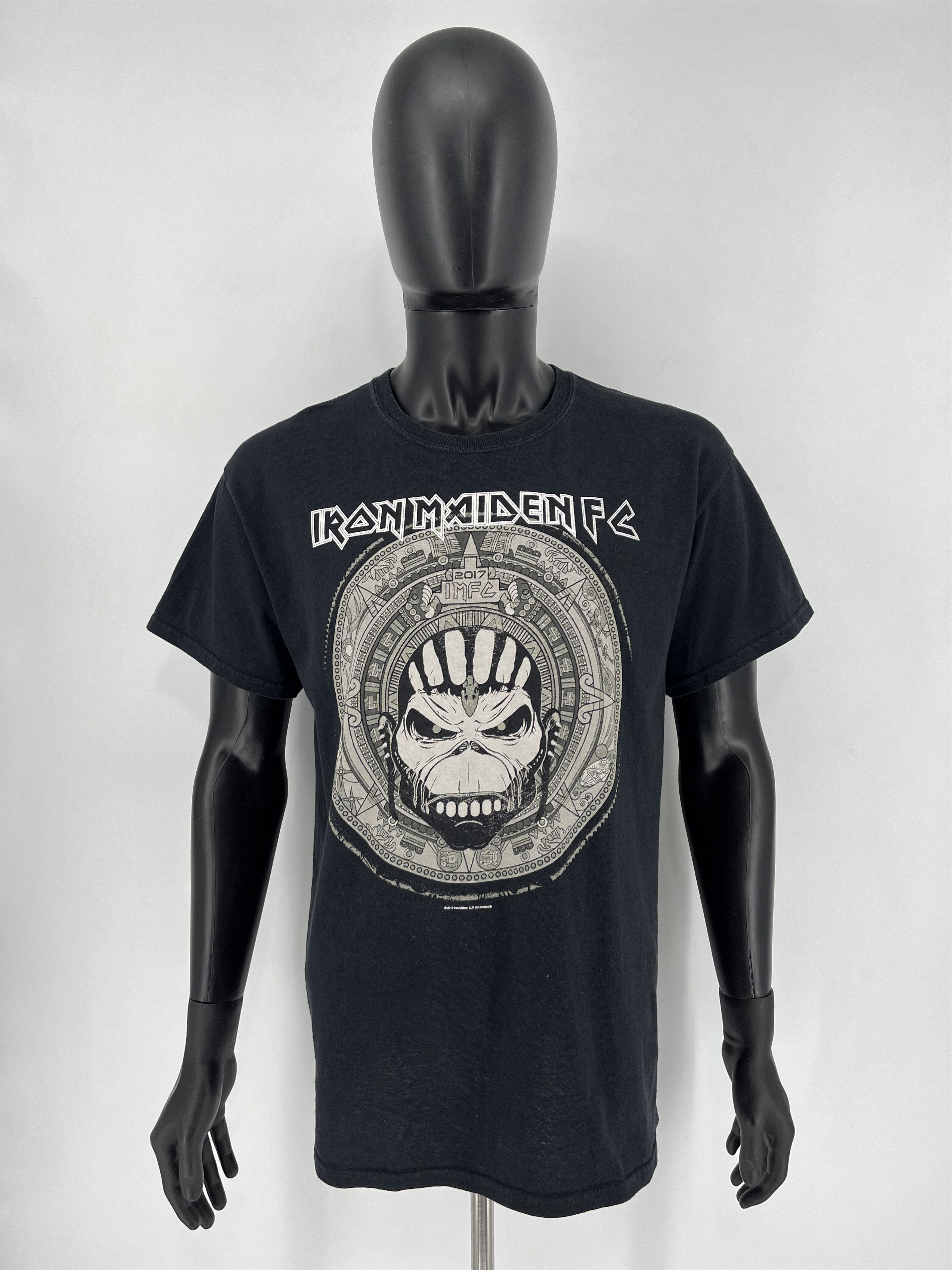 Band Tees × Vintage Vintage Y2K Iron Maiden Horror Skulls Tee Band Streetwear Size US L / EU 52-54 / 3 - 2 Thumbnail