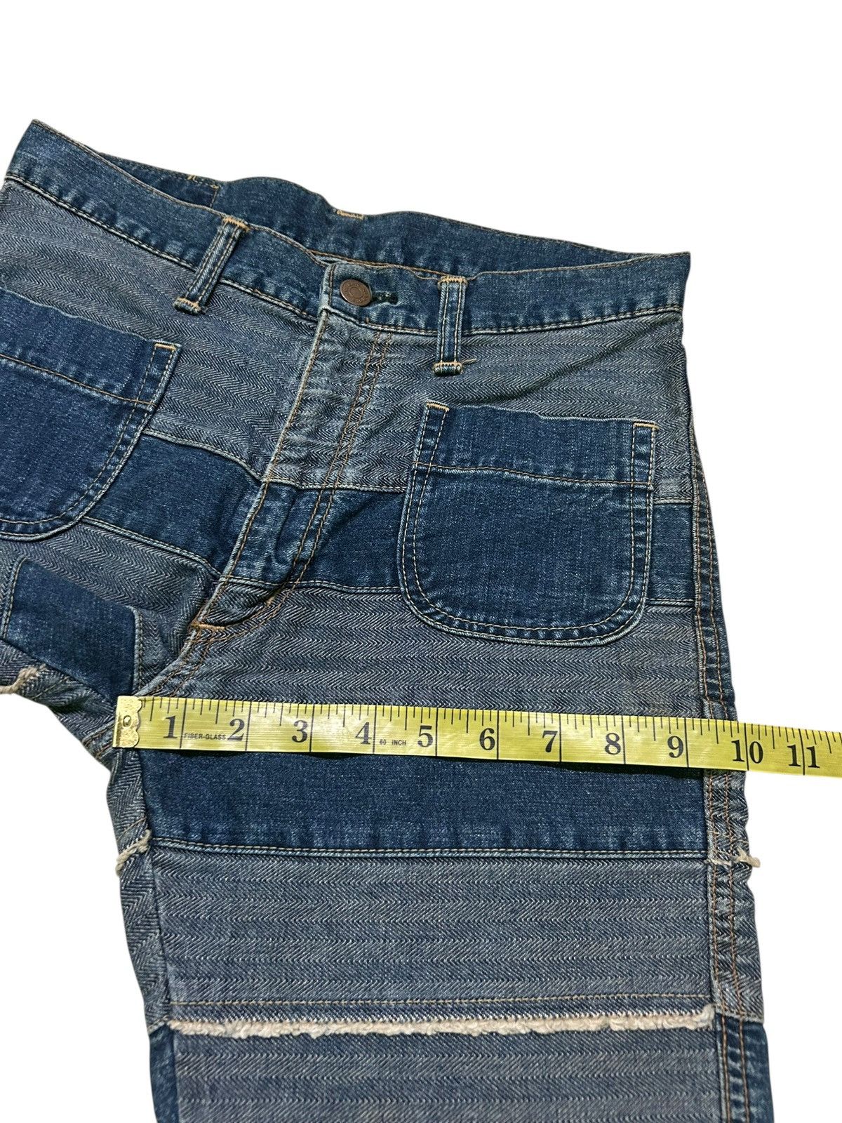 Hysteric Glamour × Kapital × Vintage HYSTERIC GLAMOUR HAGI FLARE VINTAGE DENIM JEANS Size US 28 / EU 44 - 14 Thumbnail