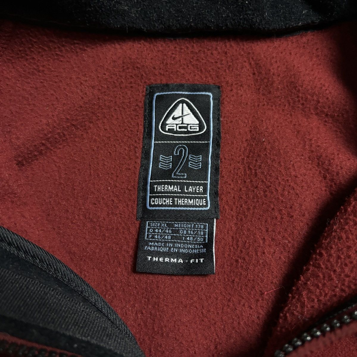 Nike × Nike ACG × Vintage NIKE ACG VINTAGE FLEECE ZIP UP Size US M / EU 48-50 / 2 - 3 Thumbnail