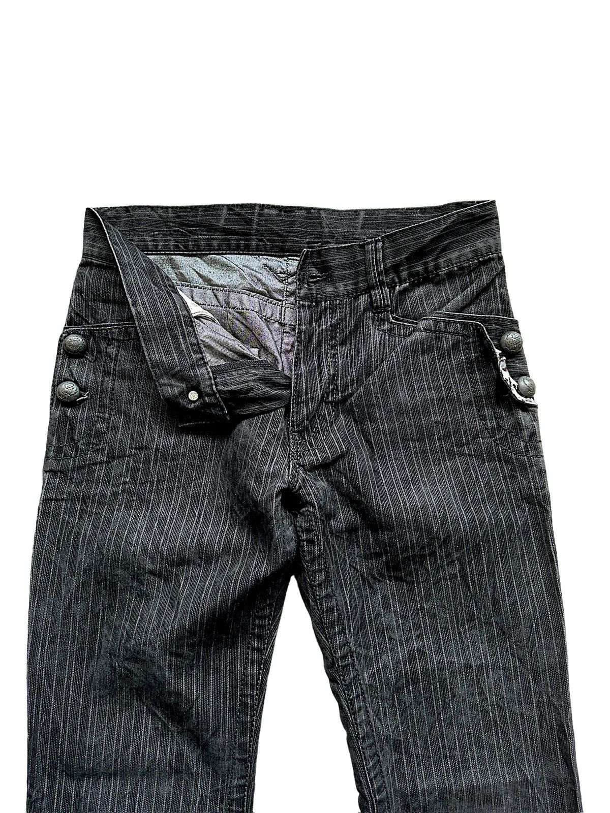 JUN MEN 2010's JUNMEN Japan velour denim gothic jeans Size US 32 / EU 48 - 6 Thumbnail