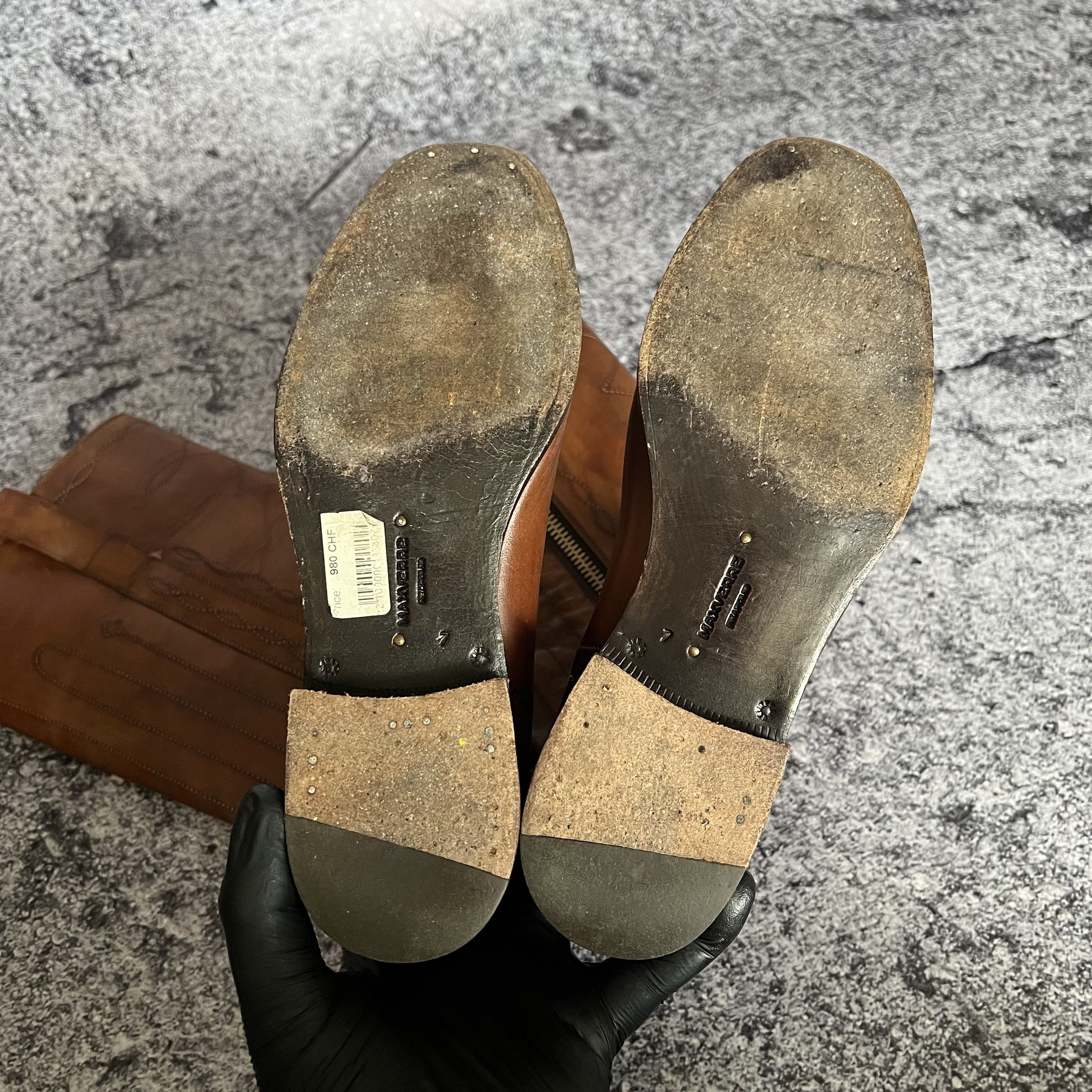 Cowboy Equipment Max Verre Neapolis Cowboy Boots Leather Italy Size 7 Size US 7 / IT 37 - 13 Thumbnail
