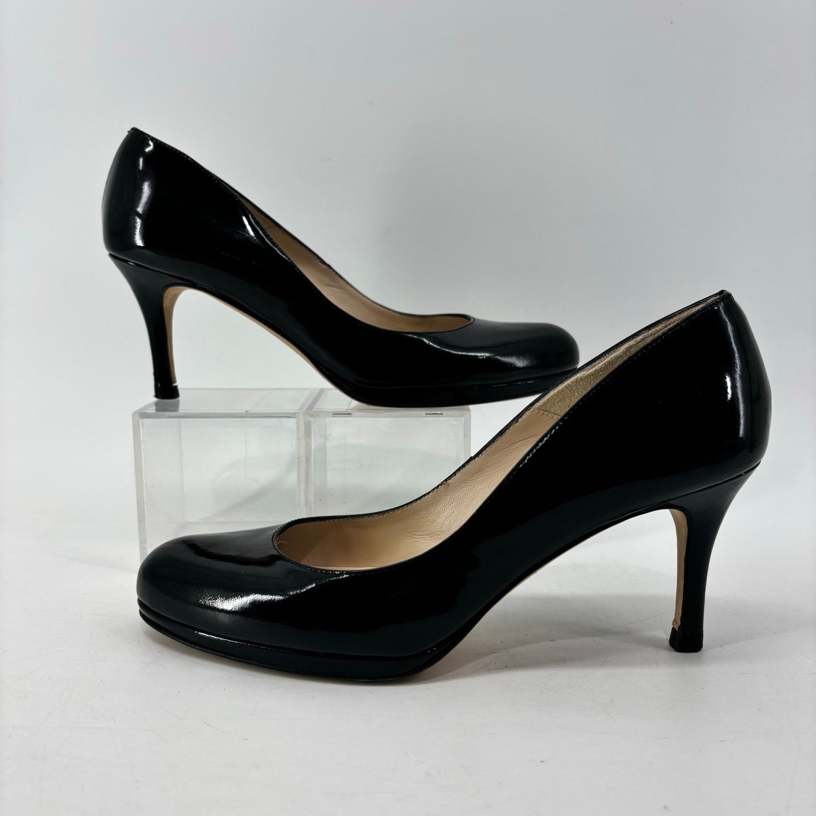 LK Bennett L.K. Bennett Women's Size 38.5 US 8.5 Black Patent Leather Size US 8.5 / IT 38.5 - 7 Thumbnail