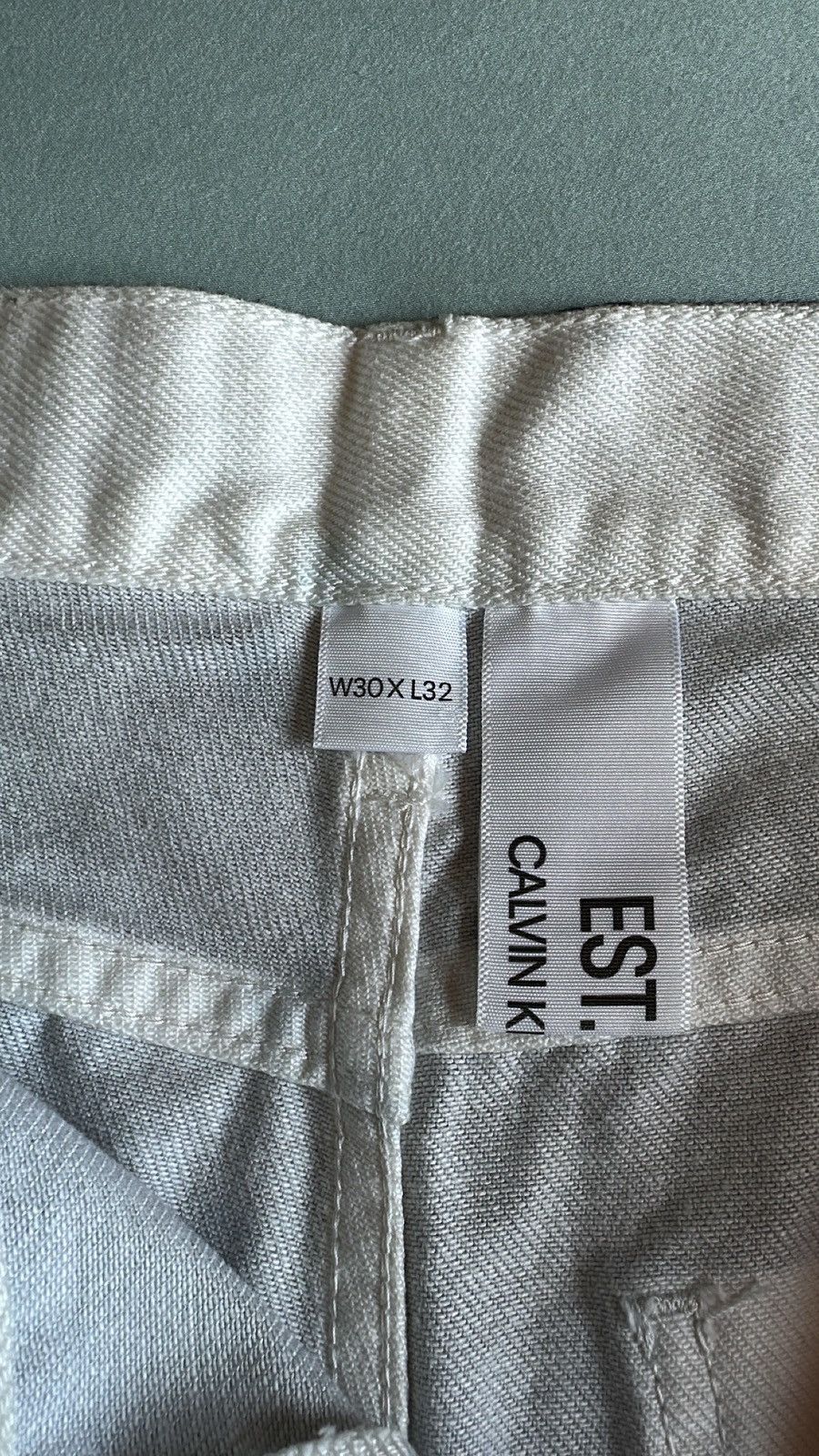 Calvin Klein 205W39NYC Moon Landing Jeans Size US 30 / EU 46 - 9 Thumbnail