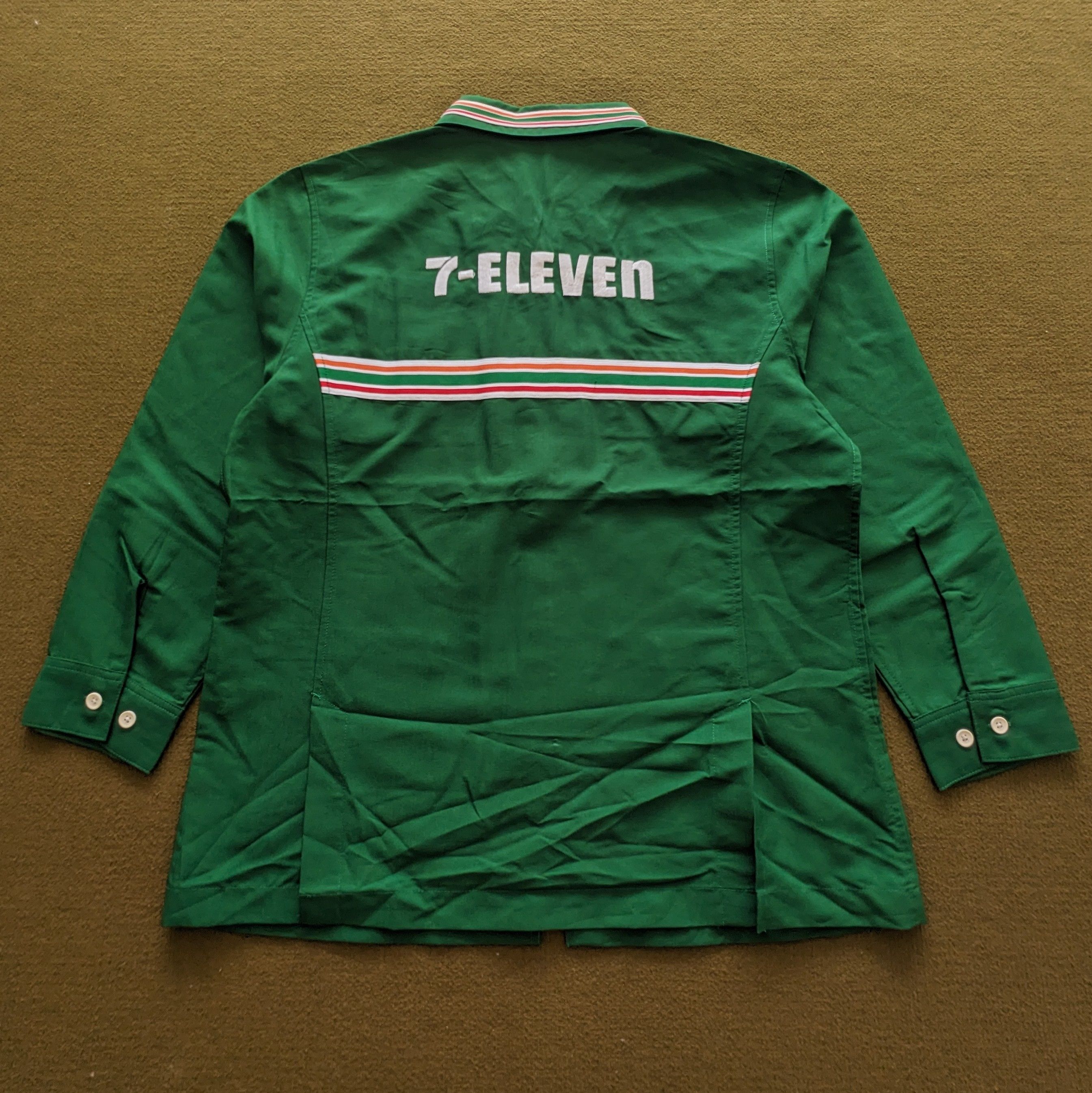 Japanese Brand Vintage 7 ELEVEN Uniform Workers Jacket Size US S / EU 44-46 / 1 - 3 Thumbnail