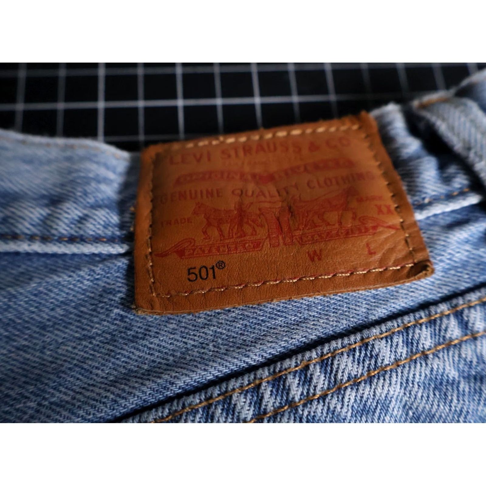 Levi's Levi's Premium 501 Jeans Women 26 x 32 Blue Big E Denim Button Fly 100% Cotton Vintage N/A Size 26" / US 2 / IT 38 - 3 Thumbnail