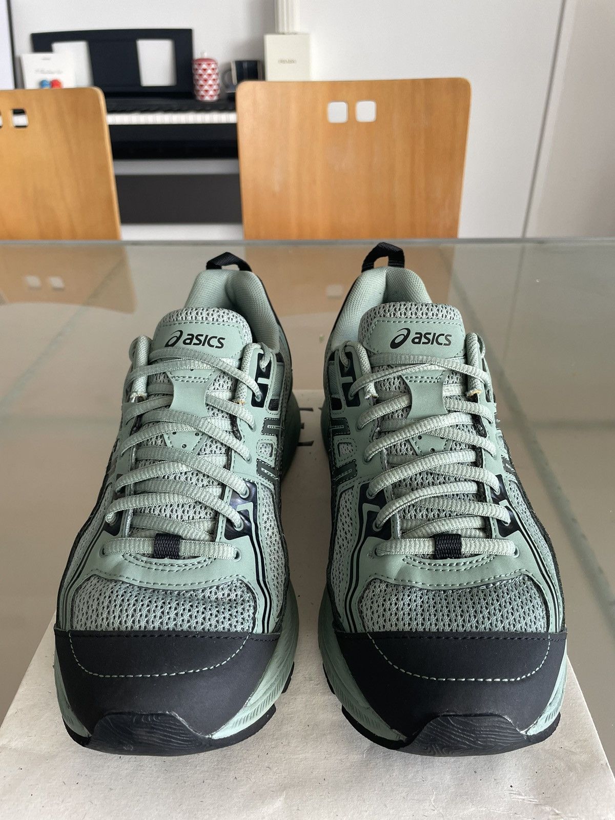 Asics × Kiko Kostadinov KIKO KOSTADINOV ASICS Gel Burz 2 Seafoam/SlateGrey/MintGreen Size US 8.5 / EU 41-42 - 2 Thumbnail