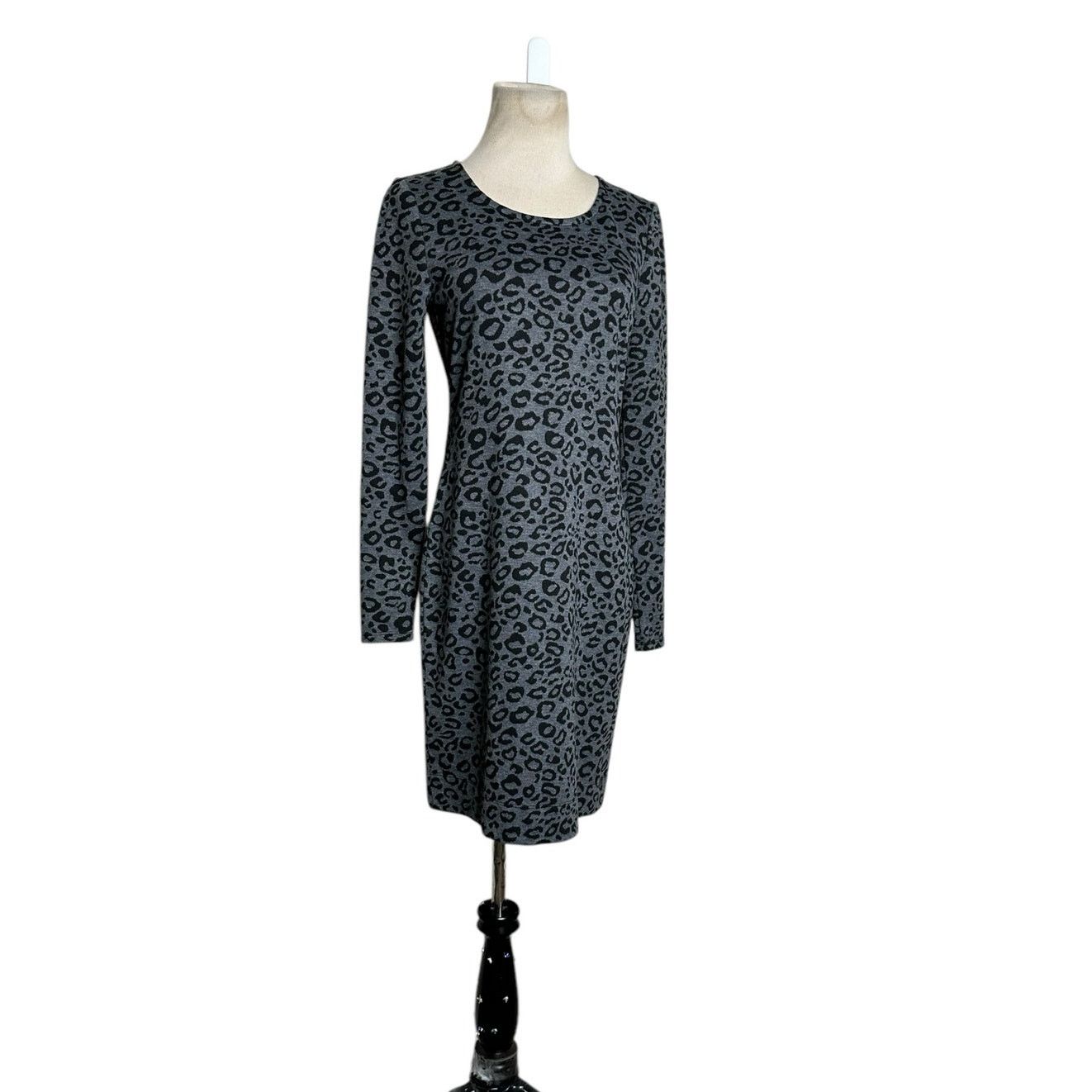 Banana Republic Banana Republic leopard long sleeves sheath dress size 4 Size S / US 4 / IT 40 - 10 Thumbnail