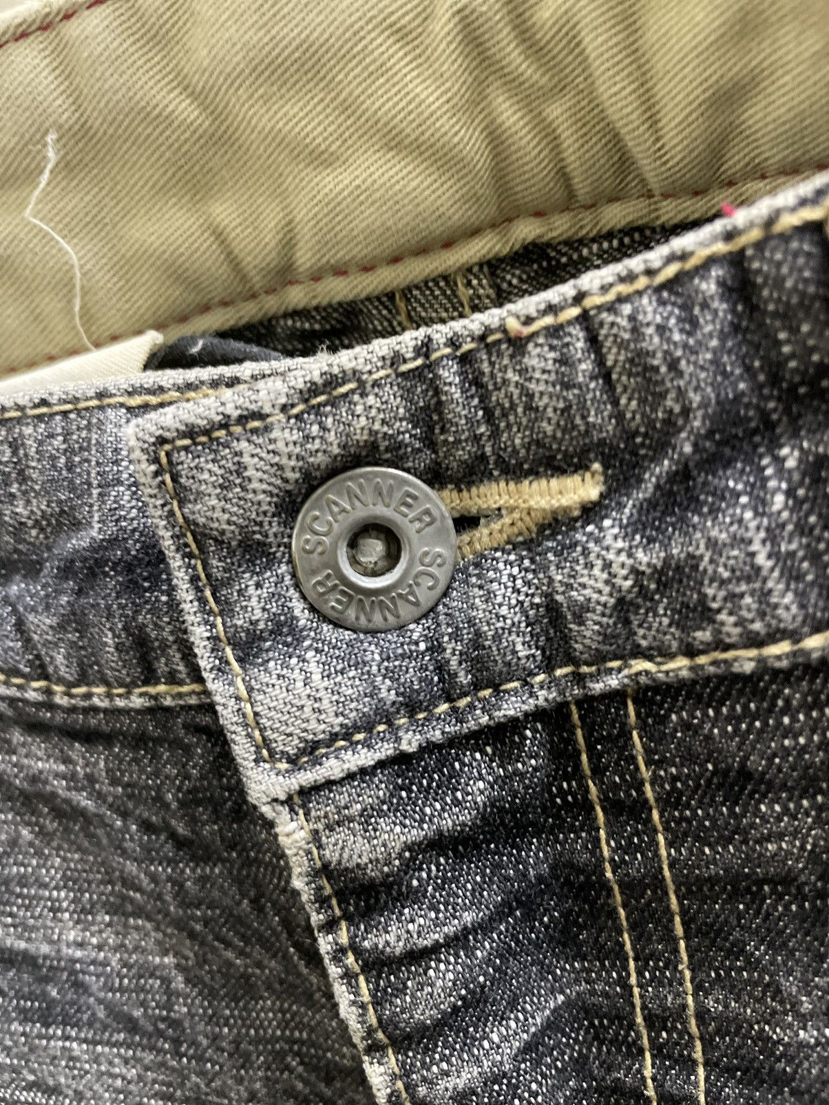 Japanese Brand × Vintage SCANNER FUNDAMETAL PRODUCT REBUILT KAPITAL DENIM Size US 34 / EU 50 - 7 Thumbnail