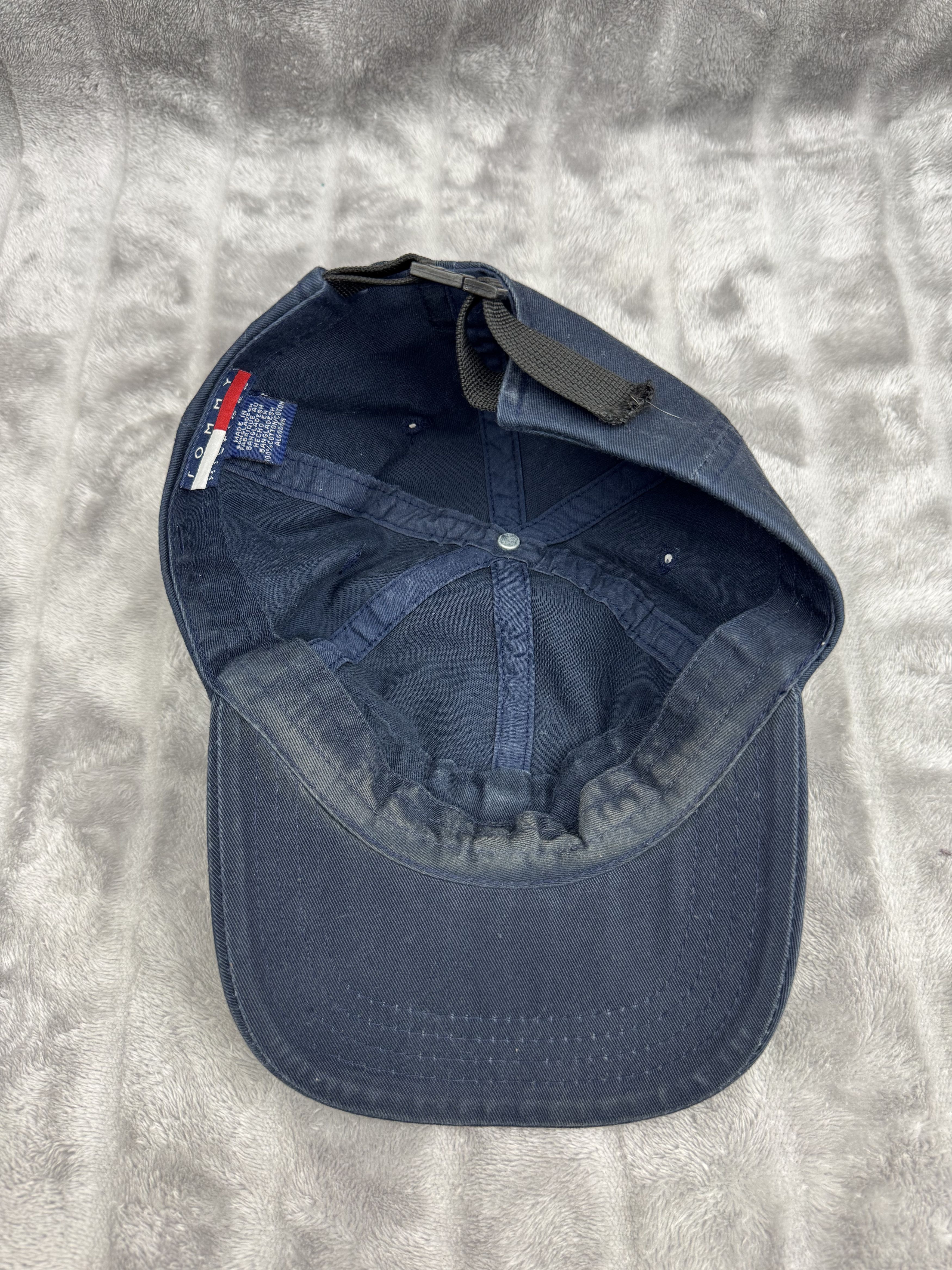 Tommy Hilfiger Vtg Tommy Hilfiger Baseball Dad Hat Cap Spellout Logo Size ONE SIZE - 4 Thumbnail
