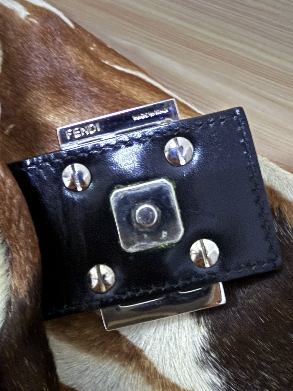 Fendi Rare Vintage Fendi Calf Hair Mamma Baguette Bag Size ONE SIZE - 13 Thumbnail