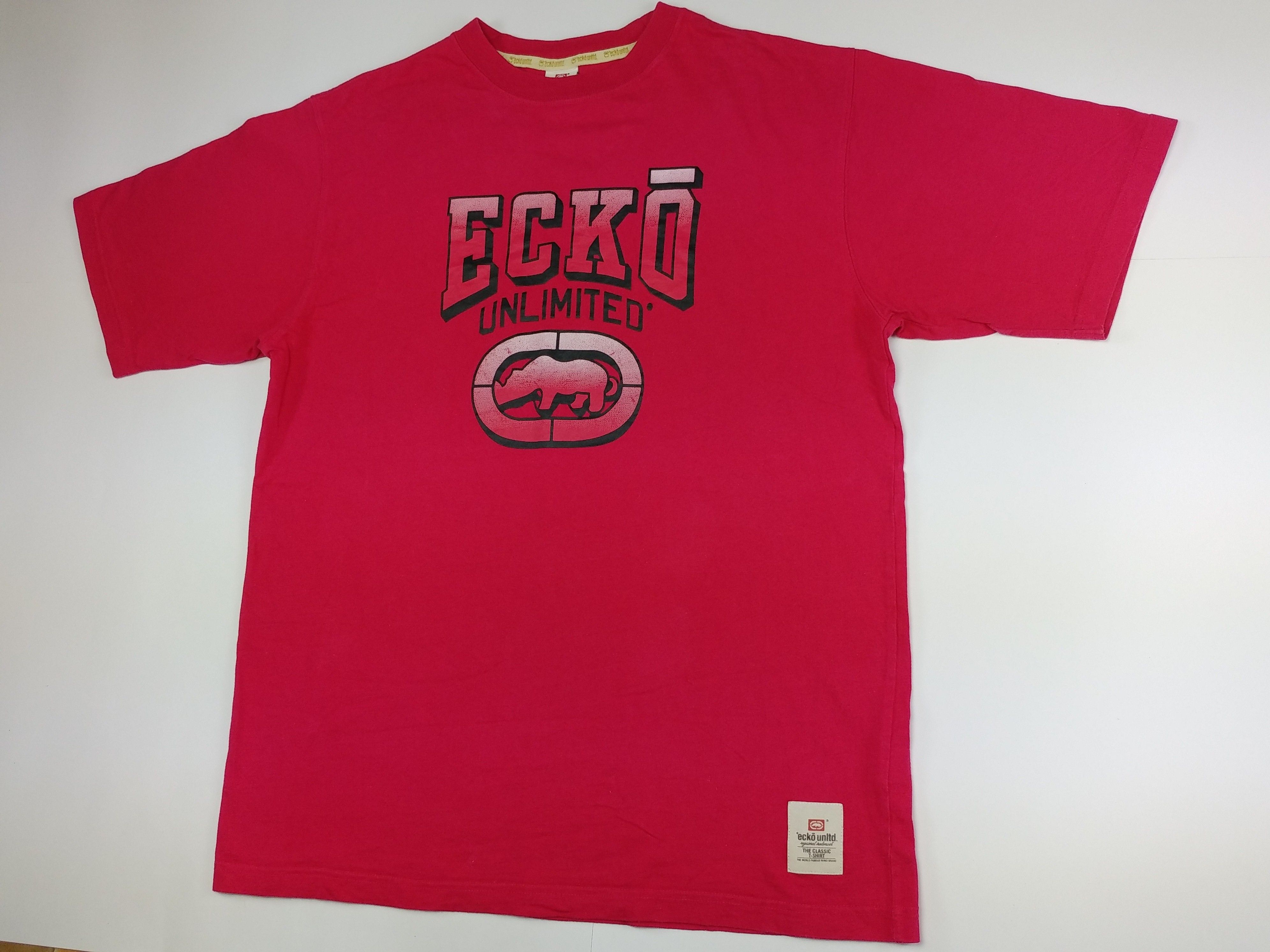 Ecko Unltd. ECKO UNLTD t-shirt, vintage jersey, 90s hip hop 1990s L Size US L / EU 52-54 / 3 - 4 Thumbnail