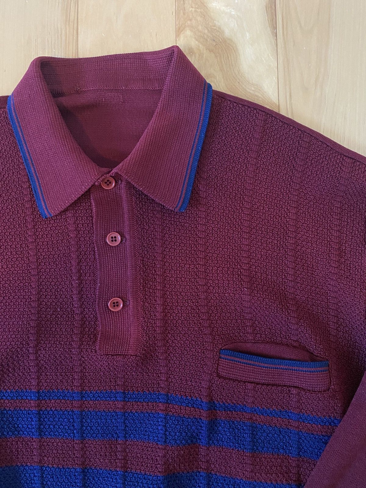 Vintage Vintage 1950-60s L/S Knit Polo Size US M / EU 48-50 / 2 - 4 Thumbnail