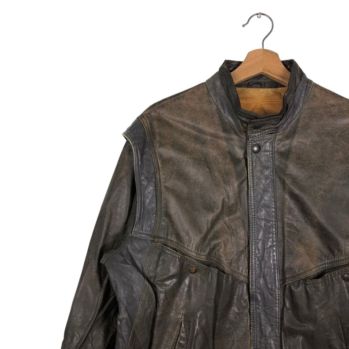 Japanese Brand 🔥VTG BONDAGE PARACHUTE BIKER JACKET GRANVALTA ISSEY MIYAKE Size US M / EU 48-50 / 2 - 7 Thumbnail