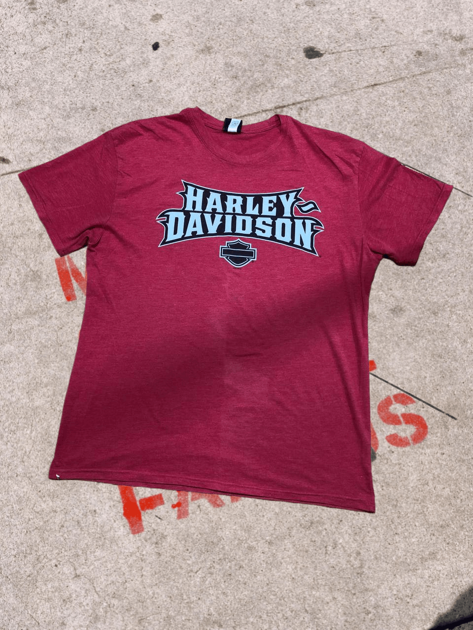 Harley Davidson Vintage Y2K Harley Davidson T Shirt WASHED Rare Size US XL / EU 56 / 4 - 1 Thumbnail