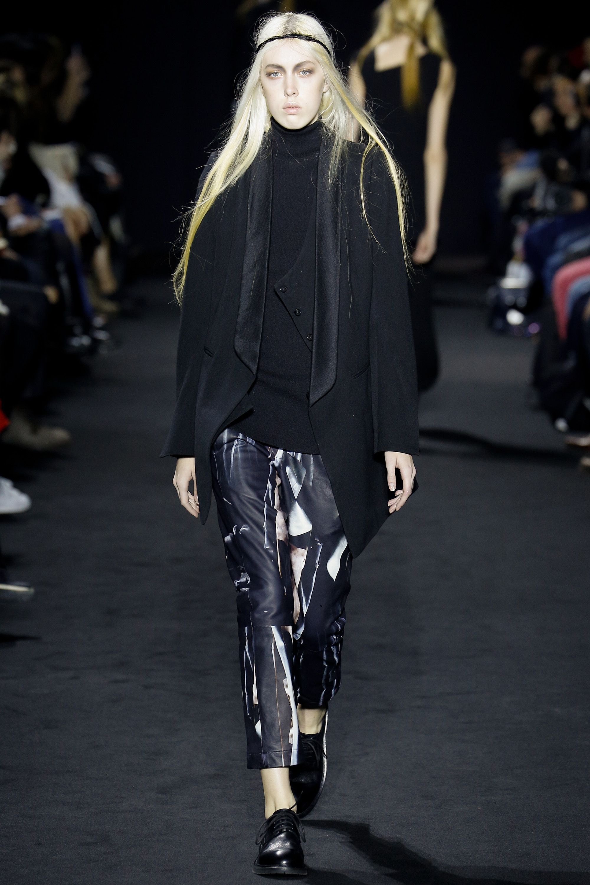 Ann Demeulemeester Ann Demeulemeester FW16 Printed Cropped Pants Size 27" / US 4 / IT 40 - 11 Thumbnail