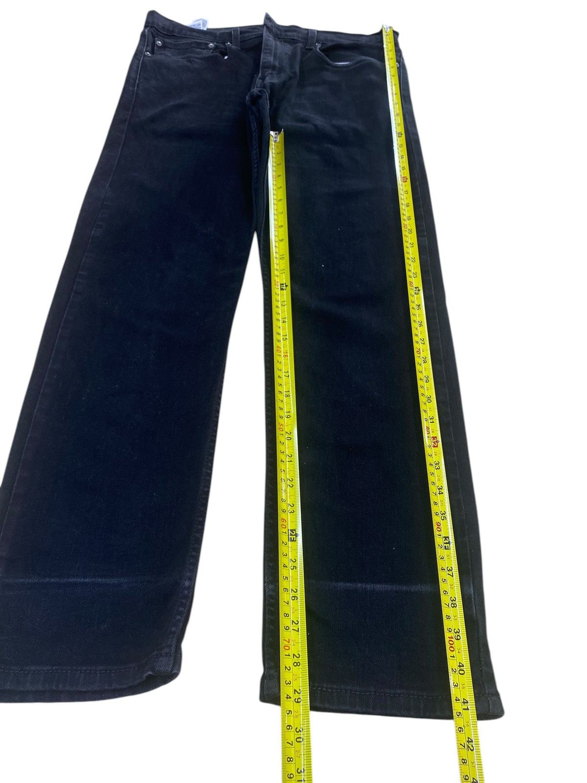 Levi's Vintage Levi’s Black Wash Style Straight Cut Jeans Size US 34 / EU 50 - 7 Thumbnail