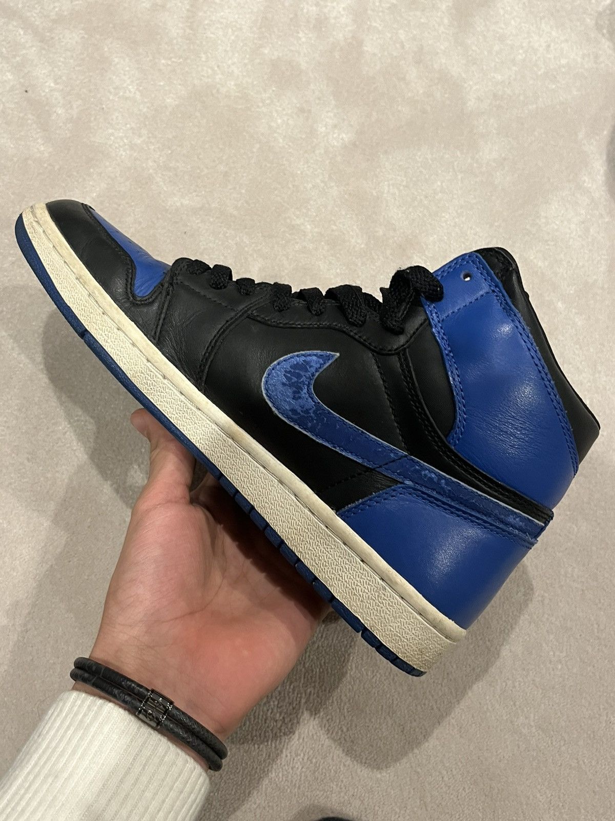 Nike RARE Jordan 1 “royal blue” 1/27000 release 2001 Size US 8.5 / EU 41-42 - 17 Thumbnail