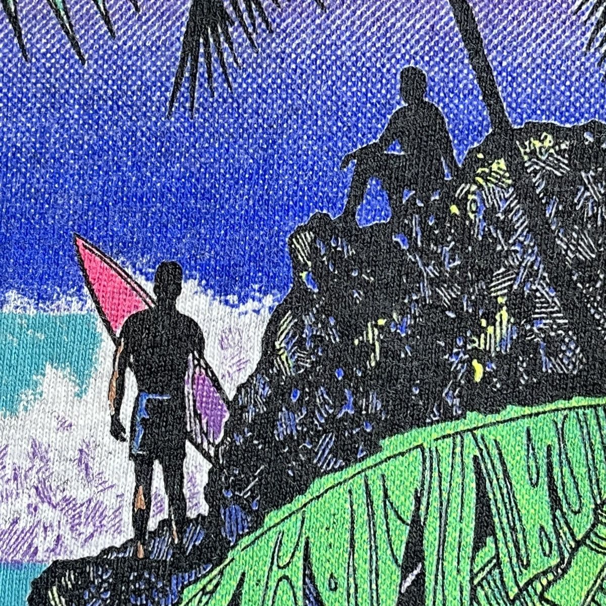 Vintage Real Vintage Hawaii 1992 Happy Shirts Inc Single Stitch Size US L / EU 52-54 / 3 - 14 Thumbnail