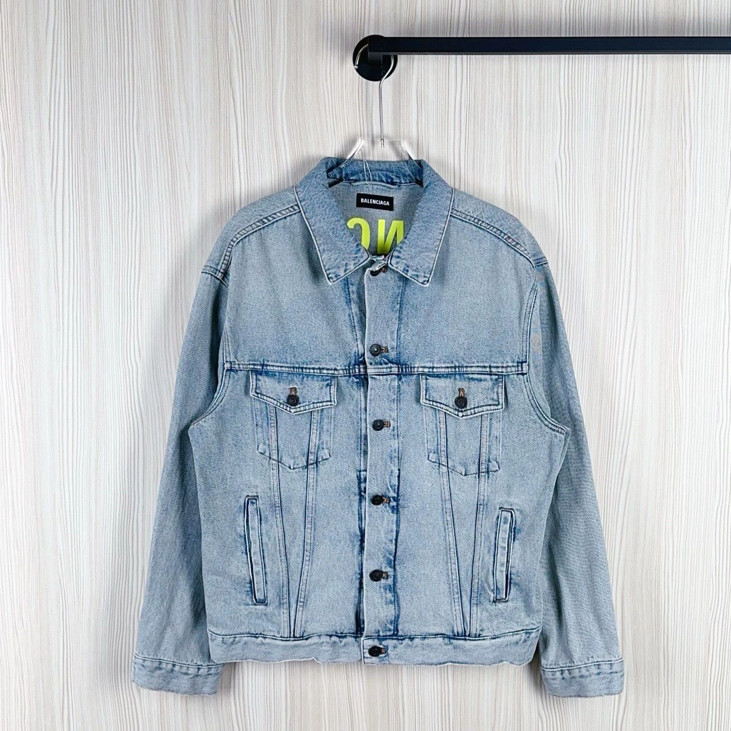 Balenciaga balenciaga denim jacket size 48 Size US M / EU 48-50 / 2 - 1 Thumbnail