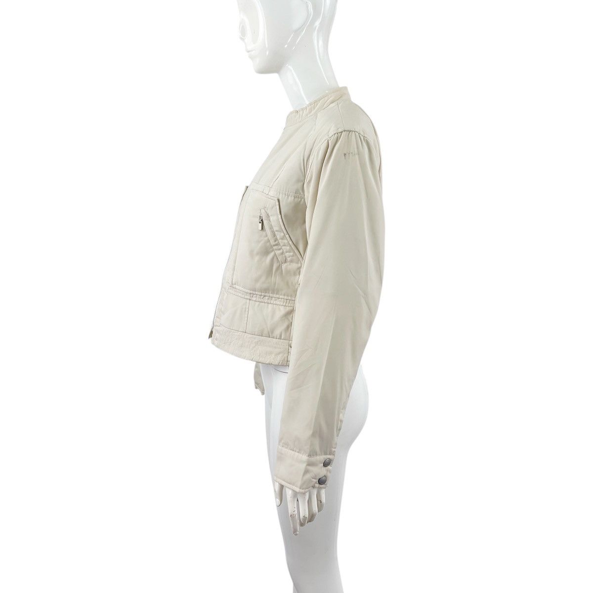 Designer Christian Aujard Paris Cropped Bomber Jacket Size M / US 6-8 / IT 42-44 - 2 Thumbnail