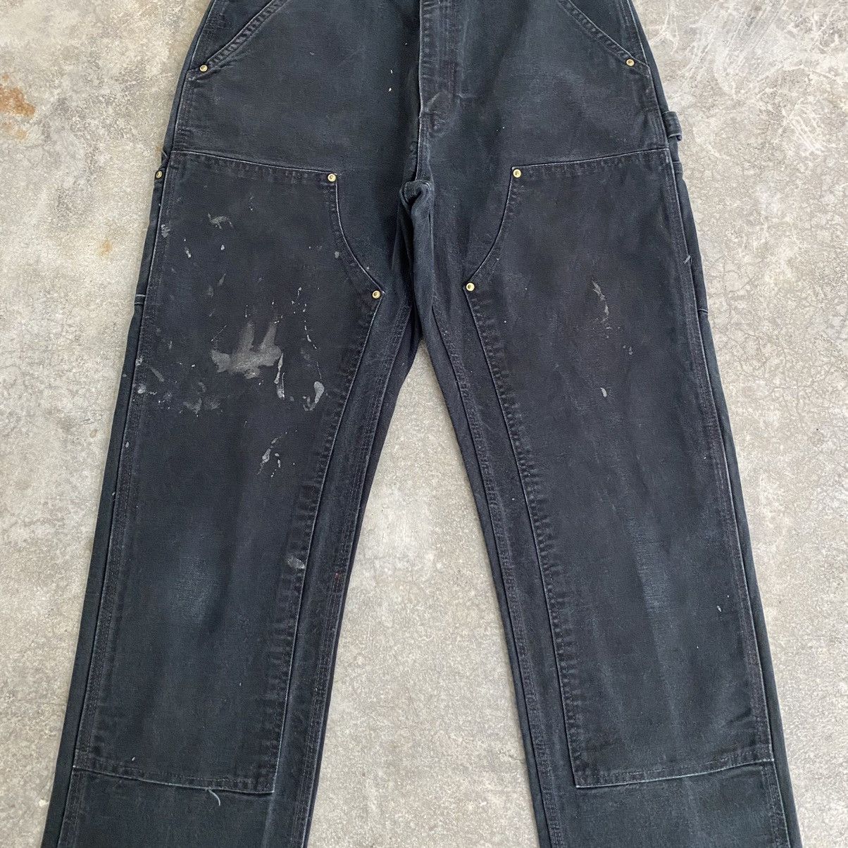 Carhartt Vintage Carhartt Double Knee Splatter Carpenter Work Pants Size US 31 - 9 Thumbnail