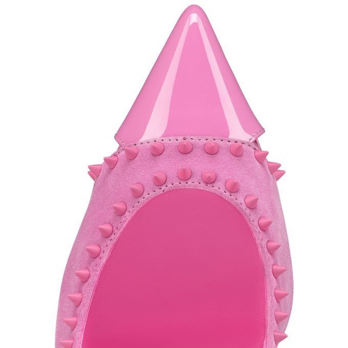 Christian Louboutin o1s1wg110924 Duvette Spikes Pumps in Pink Size US 6 / IT 36 - 4 Thumbnail