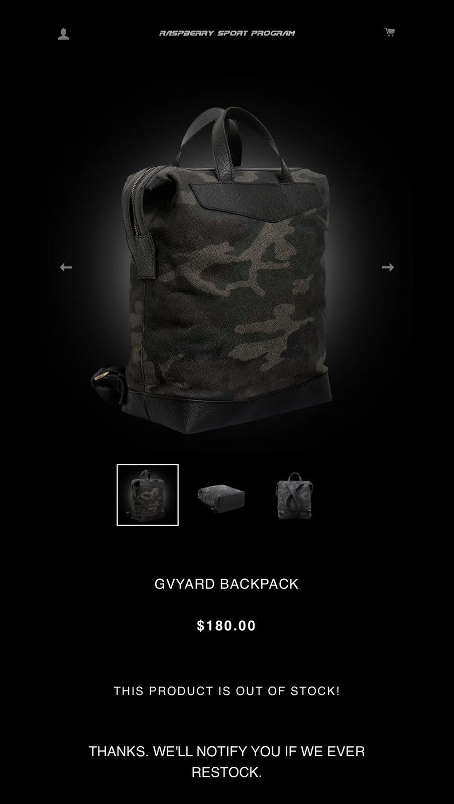 The GV Gallery Gvyard backpack Size ONE SIZE - 1 Thumbnail