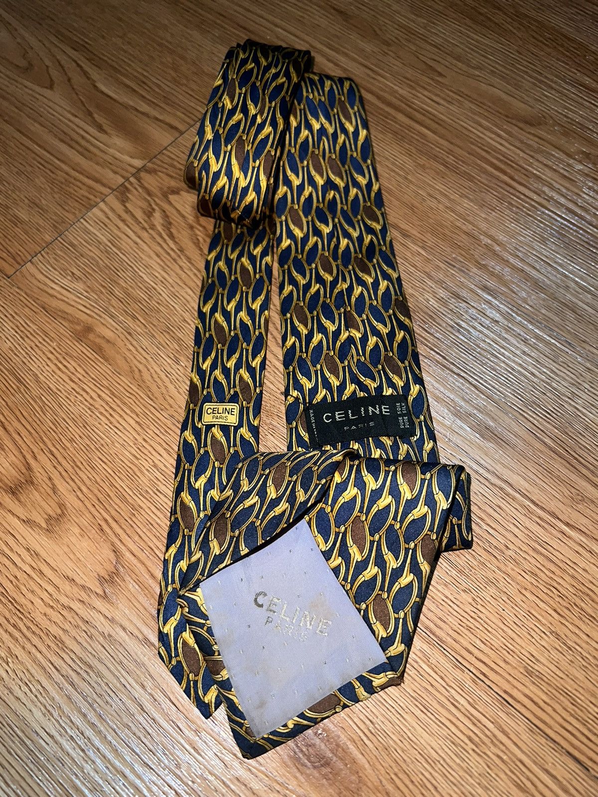 Celine × Designer × Vintage CELINE vtg rare item tie Size ONE SIZE - 6 Thumbnail