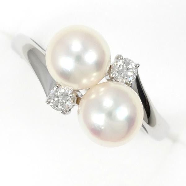 Other Other PT950 Platinum Pearl Ring Size 9 Metal Ring in Excellent Condition Size ONE SIZE - 1 Thumbnail