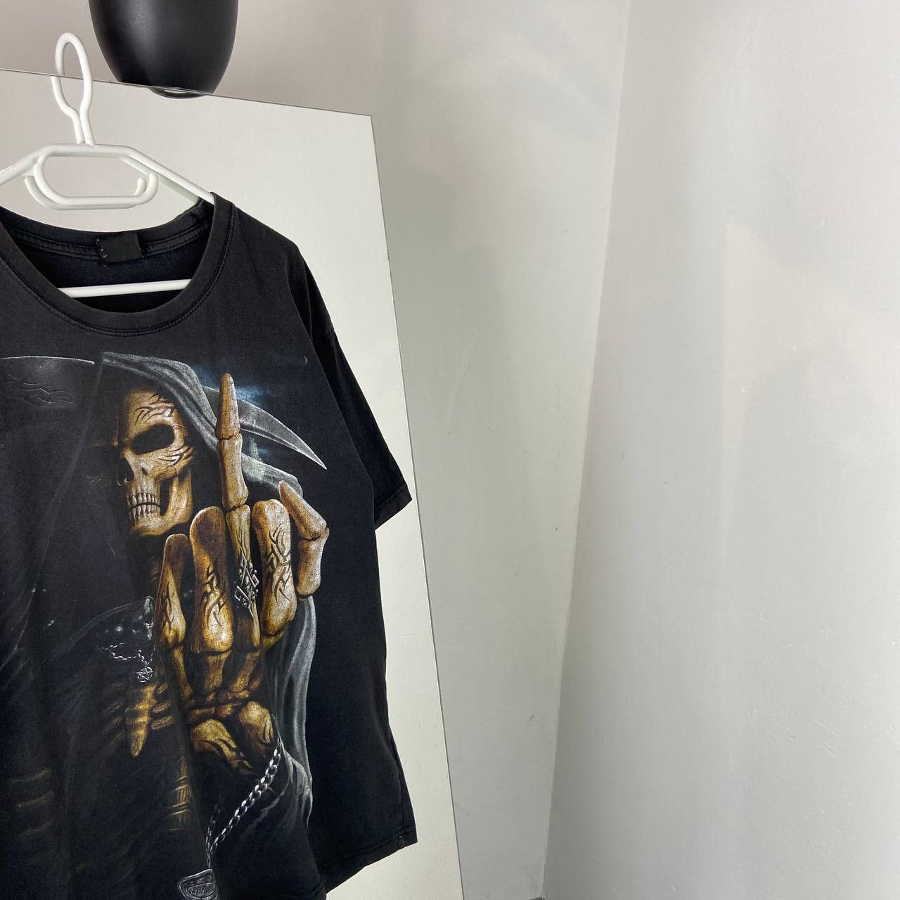 Band Tees Vintage Spiral Boxy Fit Over Print T-Shirt Skeleton Y2K Size US XXL / EU 58 / 5 - 3 Thumbnail