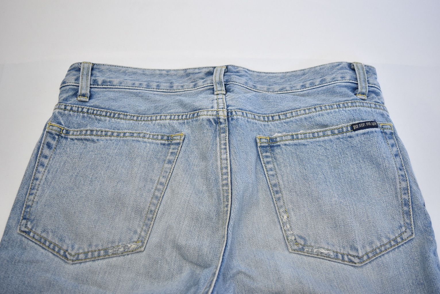 Blue Blue Japan damaged denim shorts 22631 - 444 58 Size US 31 - 10 Thumbnail