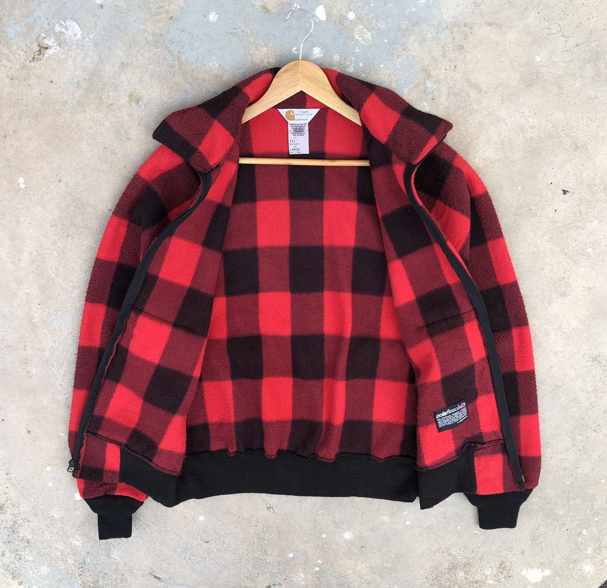 Carhartt Vintage Carhartt Plaid Tartan Polar Fleece jacket Made In 🇺🇸 Size US M / EU 48-50 / 2 - 3 Thumbnail