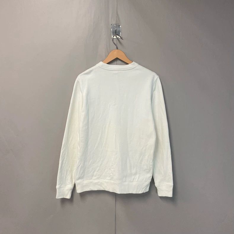 Loewe LOEWE White logo embroidered round neck long sleeve hoodie Size M / US 6-8 / IT 42-44 - 2 Thumbnail
