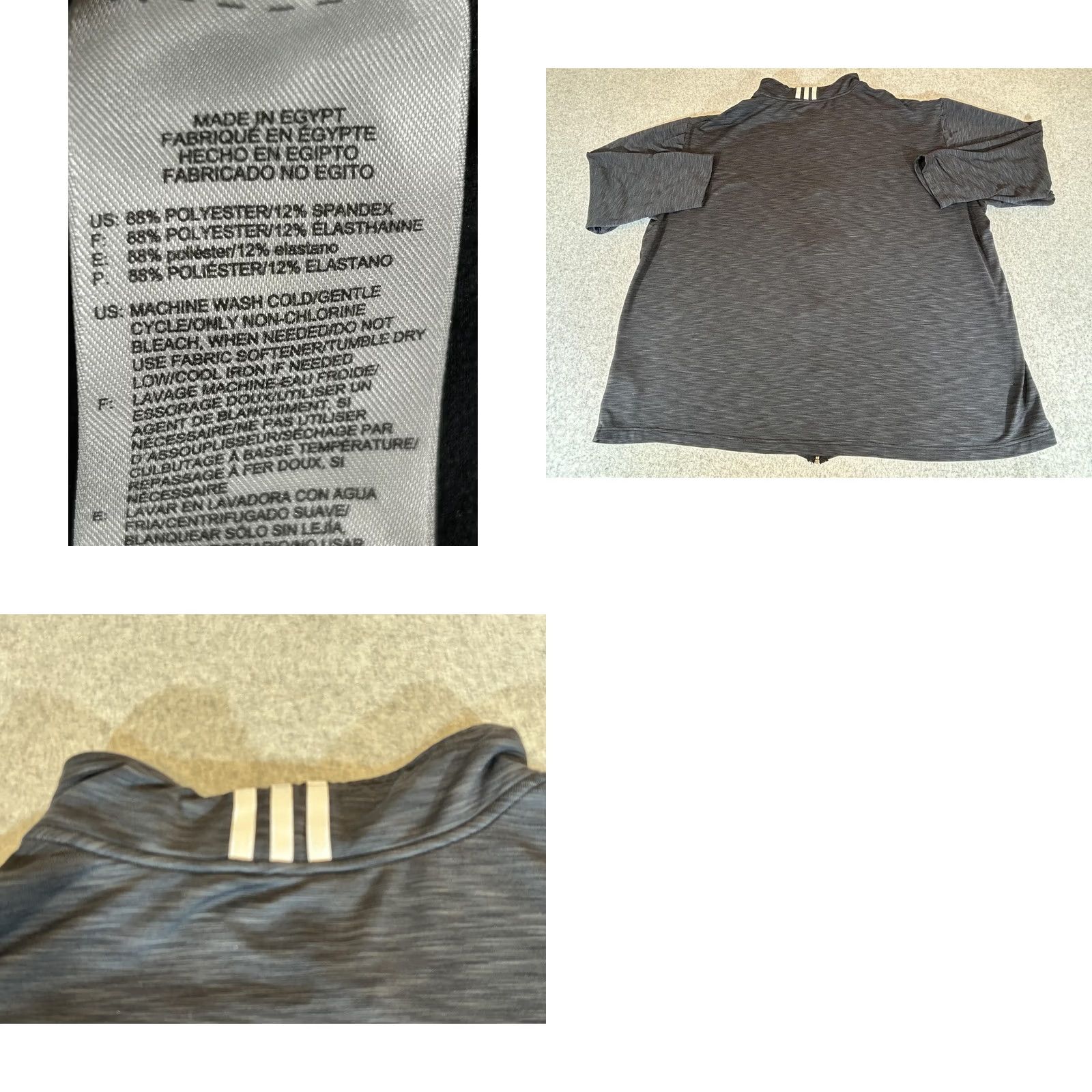 Adidas Adidas Jacket Men 3XL Gray Full Zip Golf Lightweight Stretch Athletic Windbreaker Short Sleeve Colorblock Logo 90s? Size US XXL / EU 58 / 5 - 8 Thumbnail