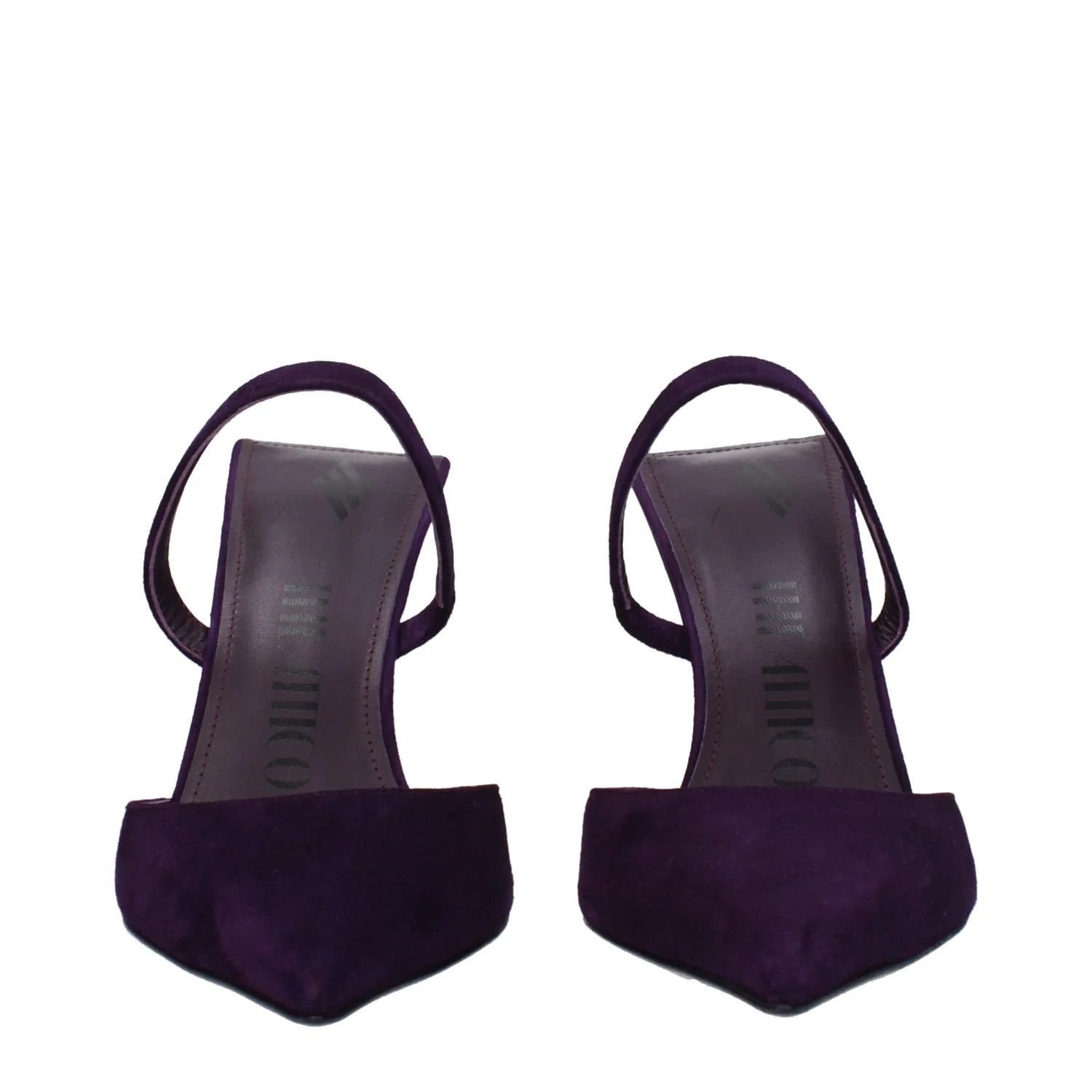 ob1o1e1224 Suede Sandals in Violet