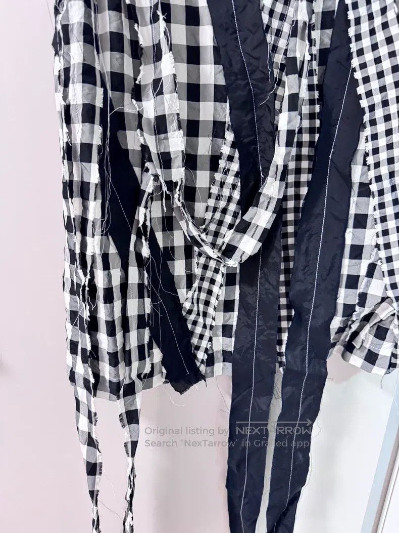 Comme des Garcons Comme des Garcons Ripped, ribbon, destroyed, irregular, ch Size M / US 6-8 / IT 42-44 - 4 Thumbnail