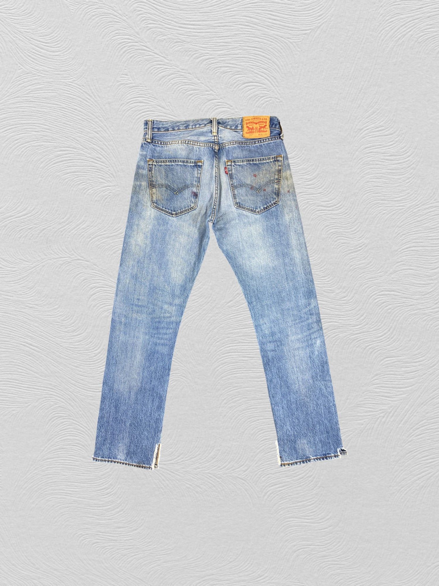 Levi's Dirty Distressed Blue Vintage Levi's 501 32x31.5 -JN2392 Size US 32 / EU 48 - 2 Thumbnail