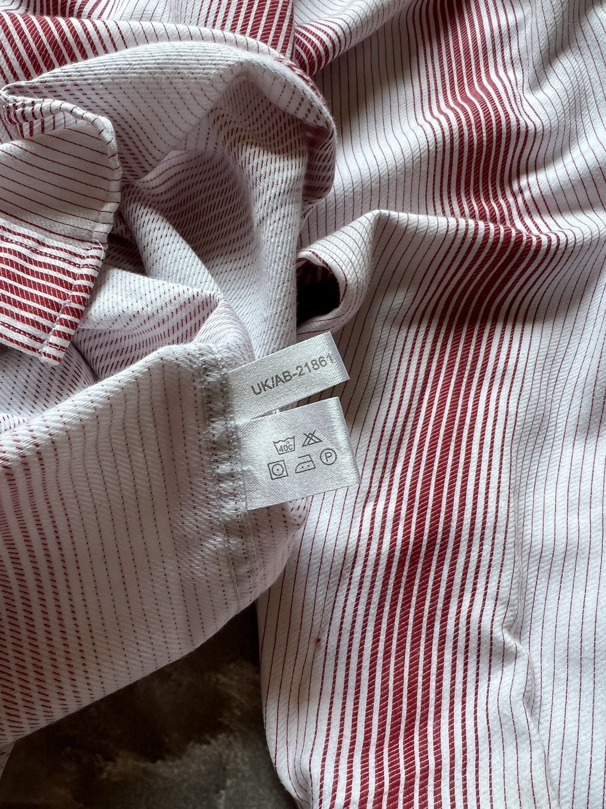 Yves Saint Laurent Vintage 90s YSL Stripped Shirt Size US XL / EU 56 / 4 - 7 Thumbnail