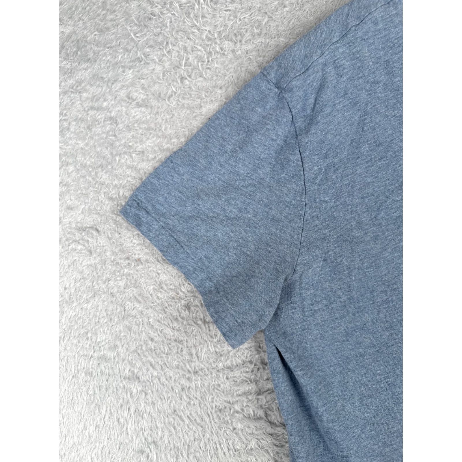 Ralph Lauren VINTAGE Polo Ralph Lauren Shirt Adult Large Blue Short Sleeve Crew Neck 100% Cotton Logo Embroidered Mens Size US L / EU 52-54 / 3 - 3 Thumbnail