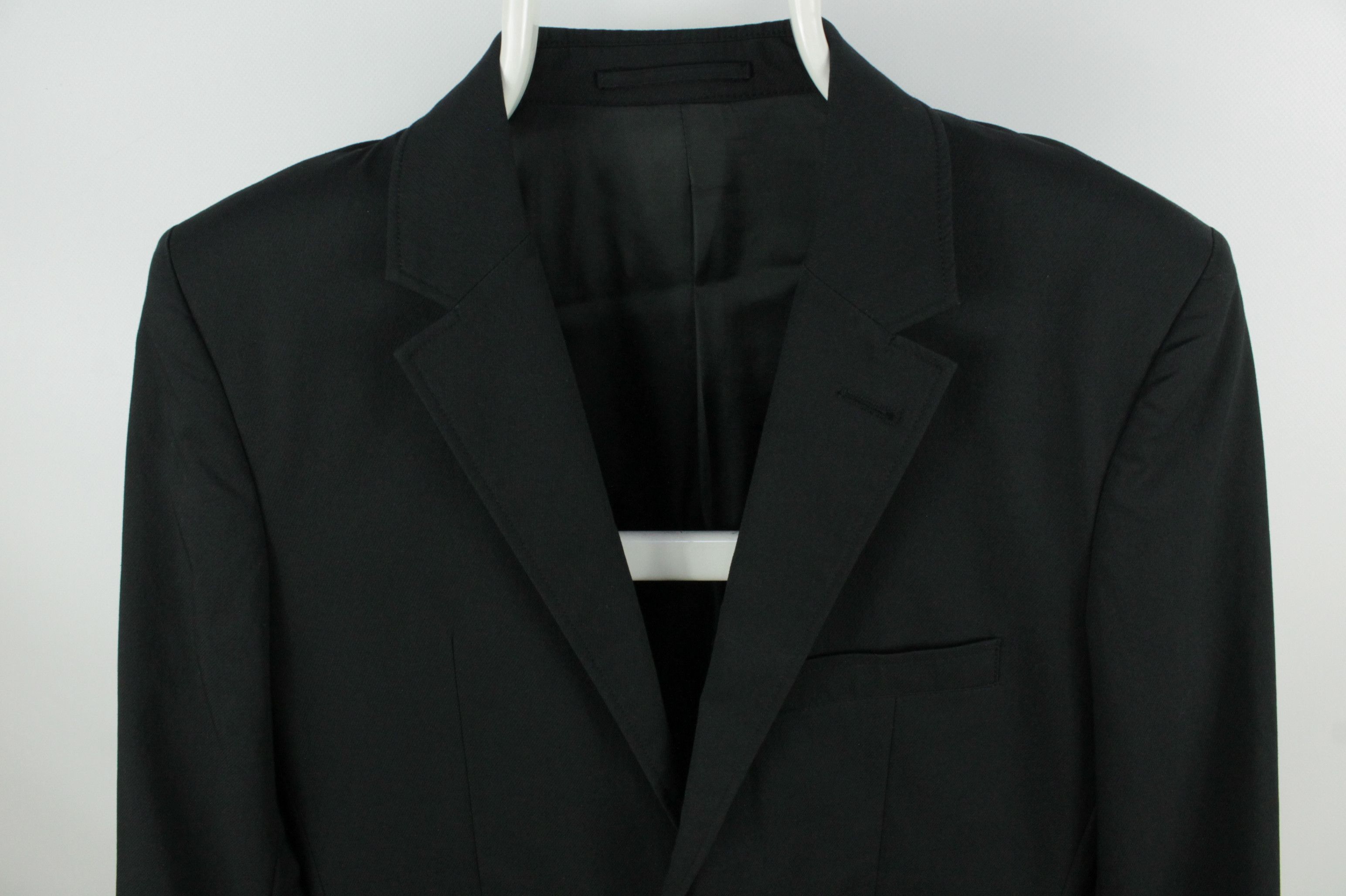 A.P.C. A.P.C. Black Cotton Nylon Blend Stretch Blazer Jacket Men's Size US XS / EU 42 / 0 - 2 Thumbnail