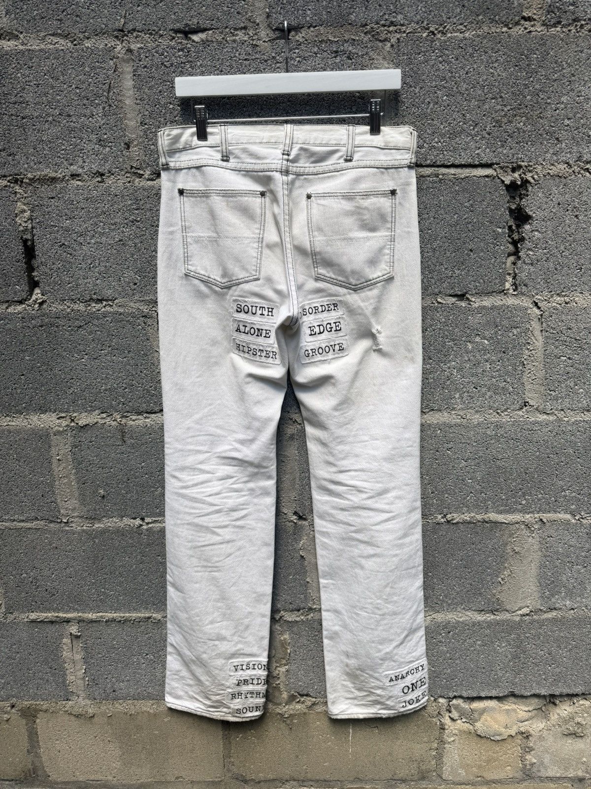 Number (N)ine AW04 Number (N)ine Patches Denim Size US 32 / EU 48 - 3 Thumbnail