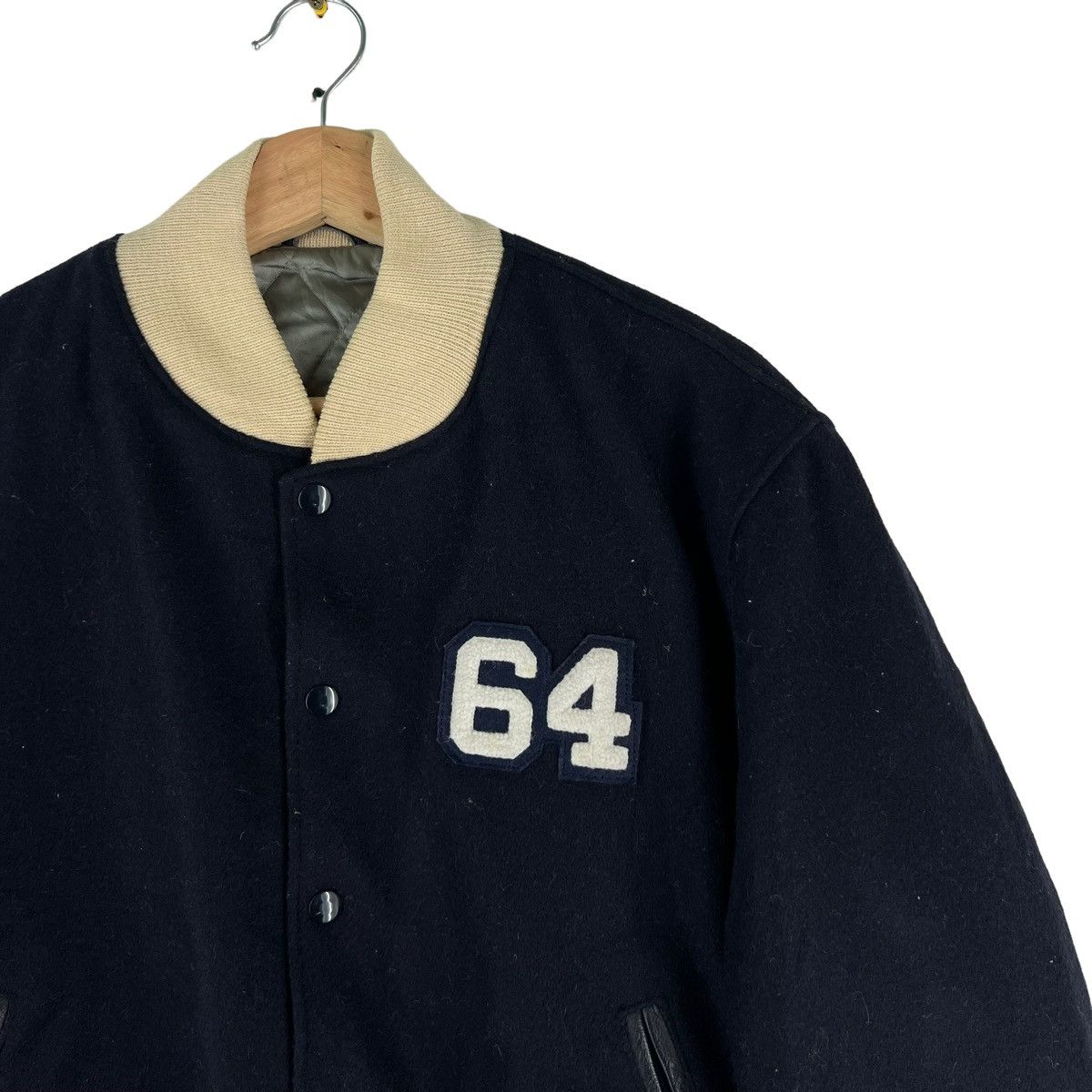 Golden Bear 🔥VINTAGE WOOL BOMBER JACKET GOLDEN BEAR MADE IN USA Size US M / EU 48-50 / 2 - 4 Thumbnail