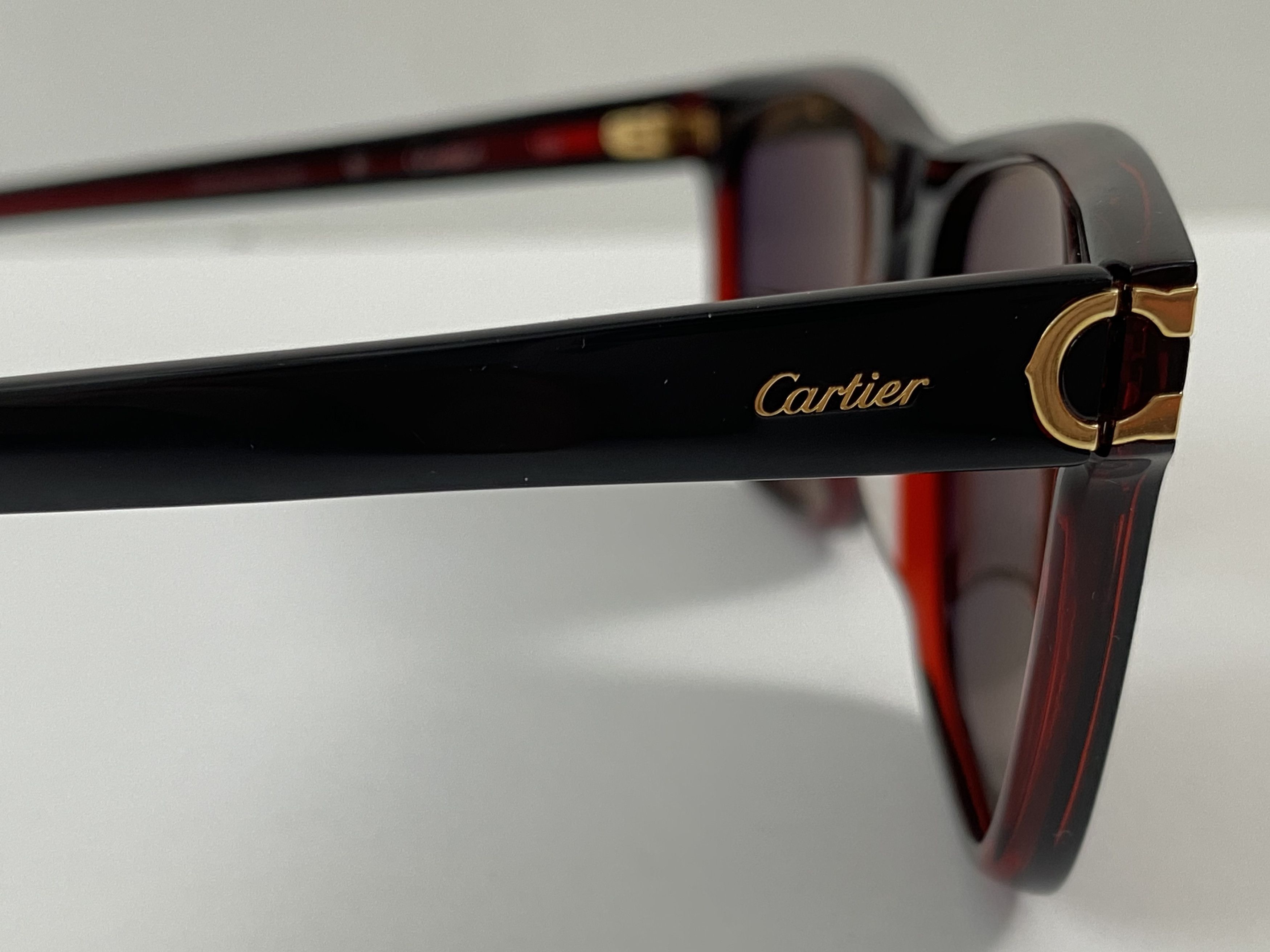 Cartier Cartier Square Frame Sunglasses Size ONE SIZE - 2 Thumbnail