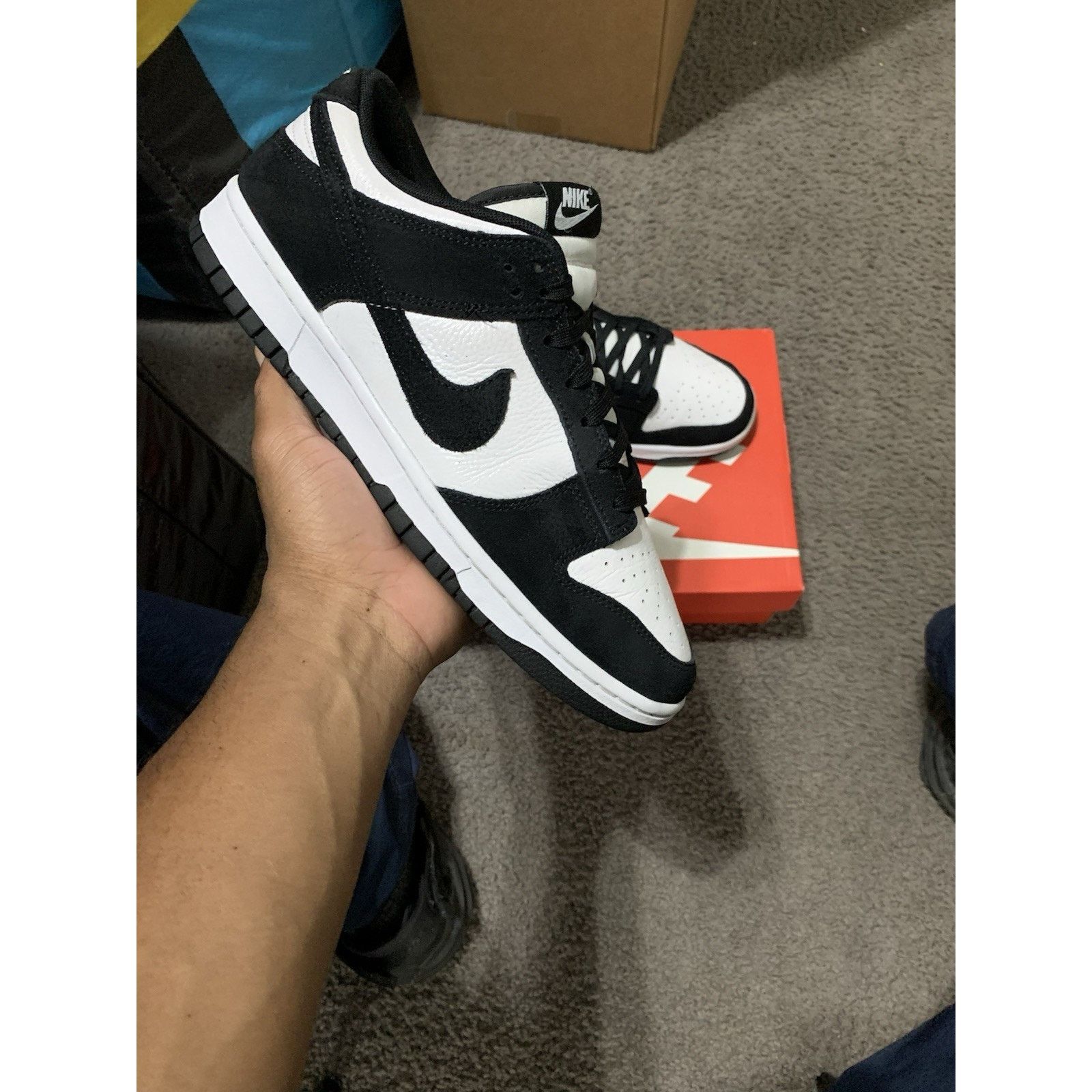 Size 10.5 - Nike Nyx Dunk Low Black Nike Dunk Low LX WMNS Shoes, Black/Purple Ink, Size 5.5  main image 3