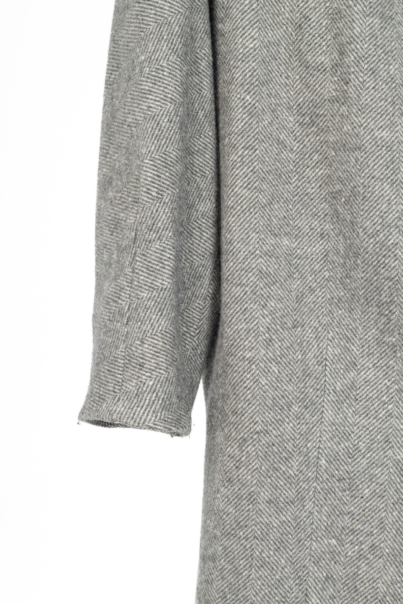 Weekend Max Mara Weekend Max Mara Grey Wool Herringbone Coat Size M / US 6-8 / IT 42-44 - 7 Thumbnail