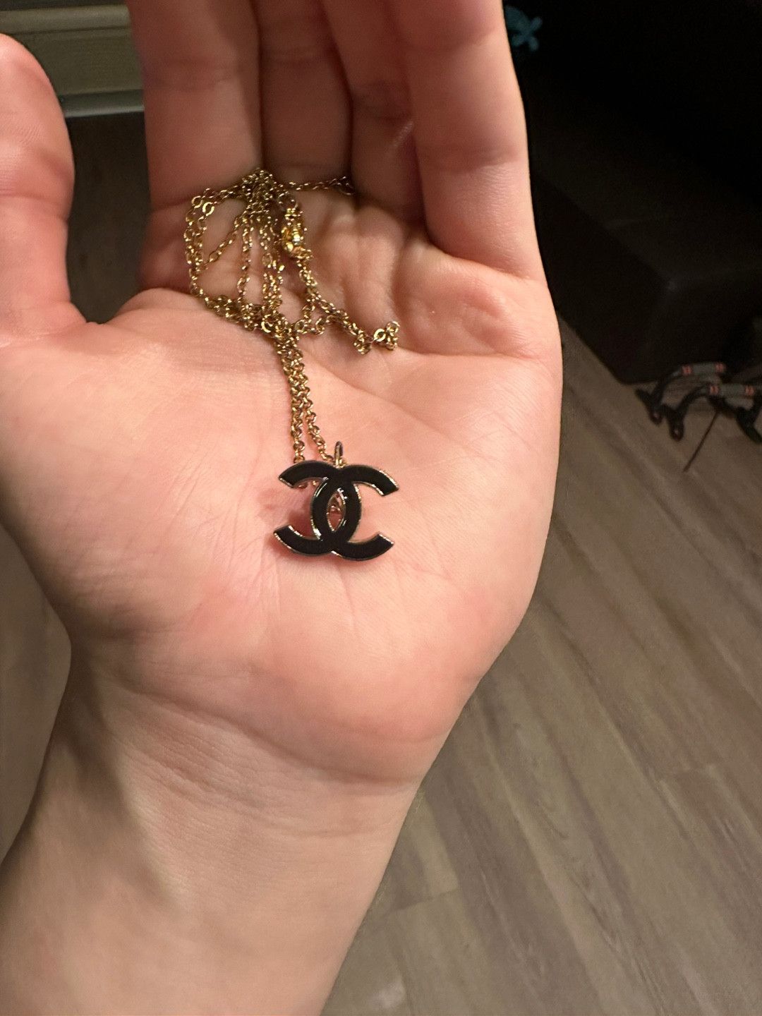 image of Chanel Necklace in Black, Men's