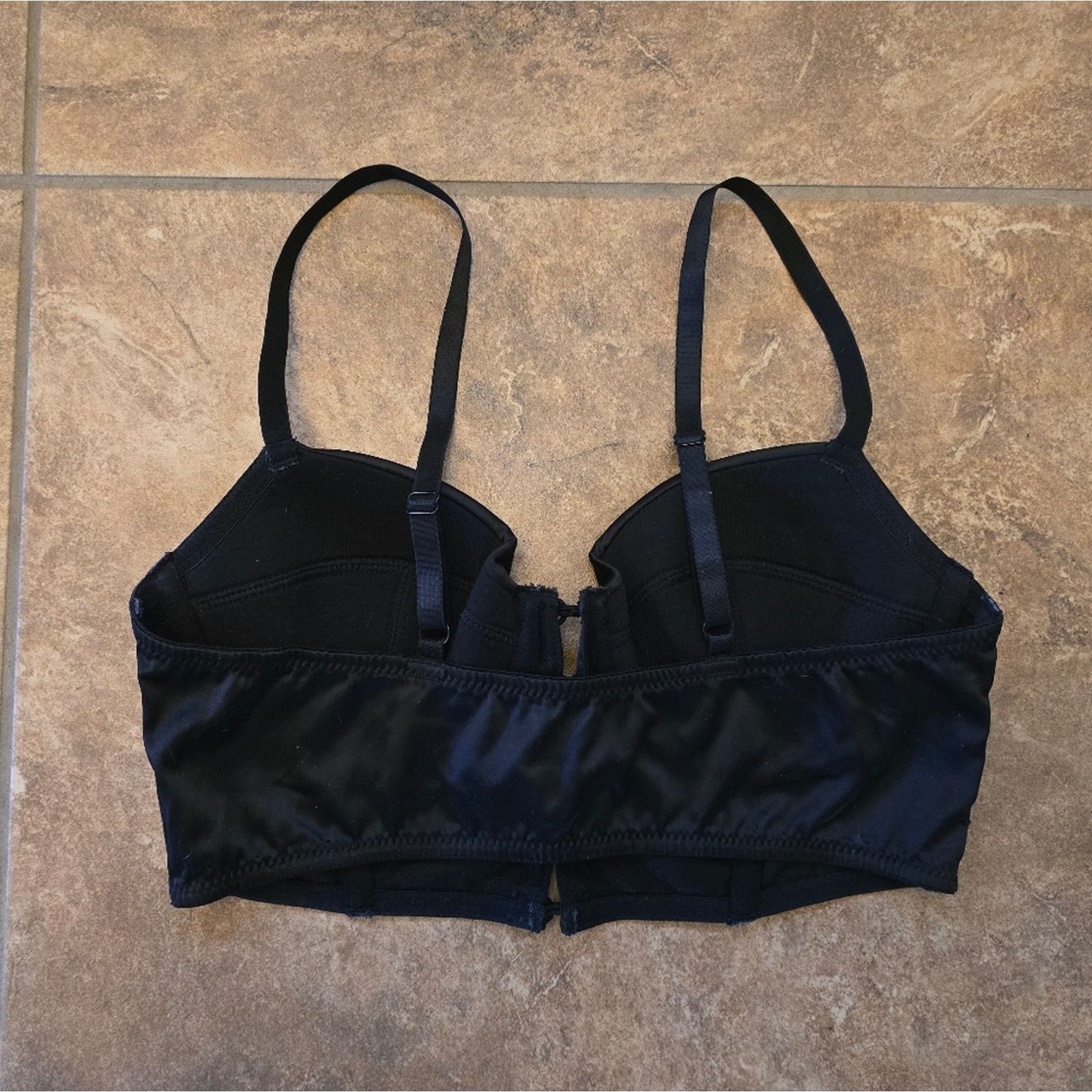 Other Black Frontal Closure Cropped Corset Size ONE SIZE - 2 Thumbnail
