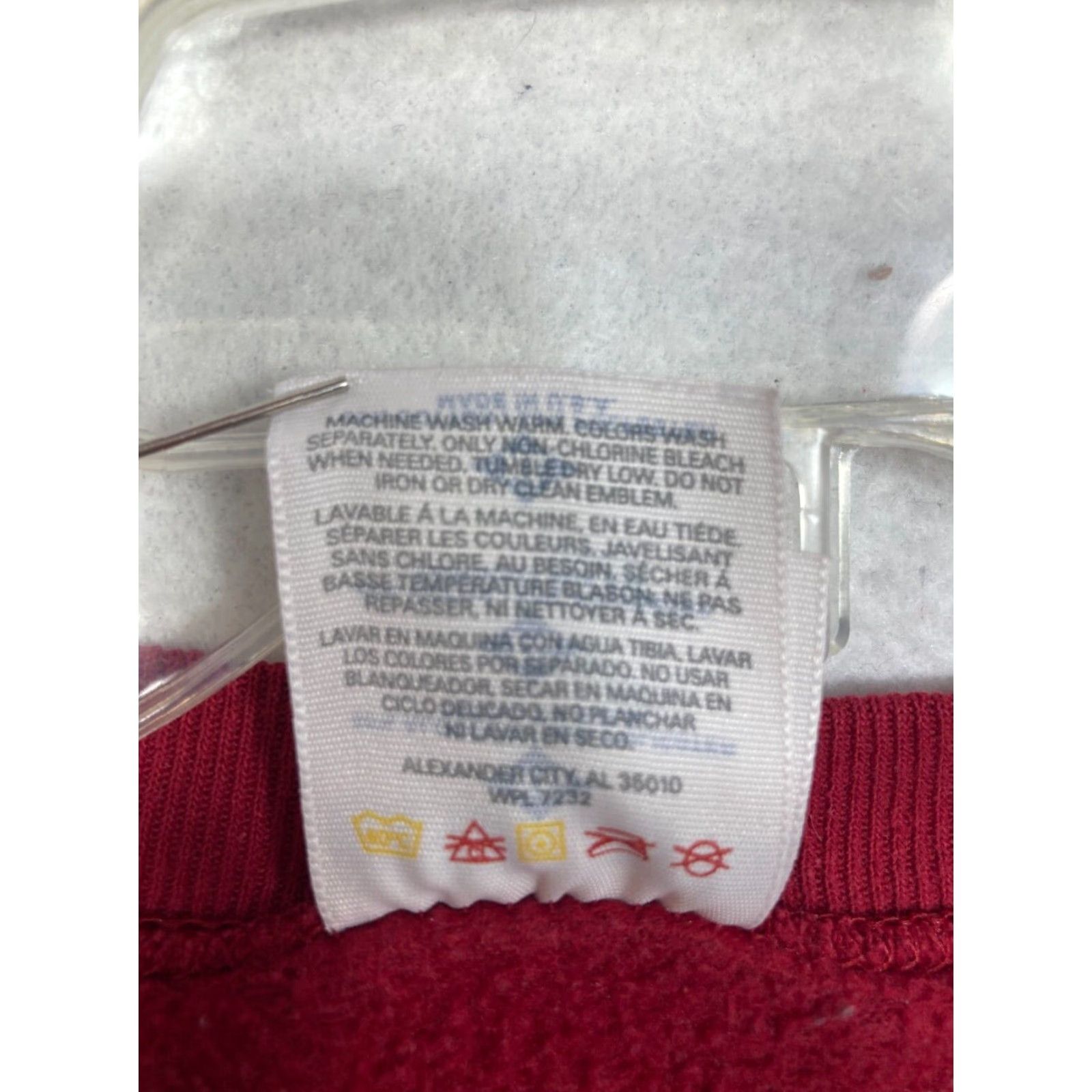 Jerzees VINTAGE JERZEES Sweatshirt Mens XL Red Crew Neck USA Made Size US XL / EU 56 / 4 - 4 Thumbnail